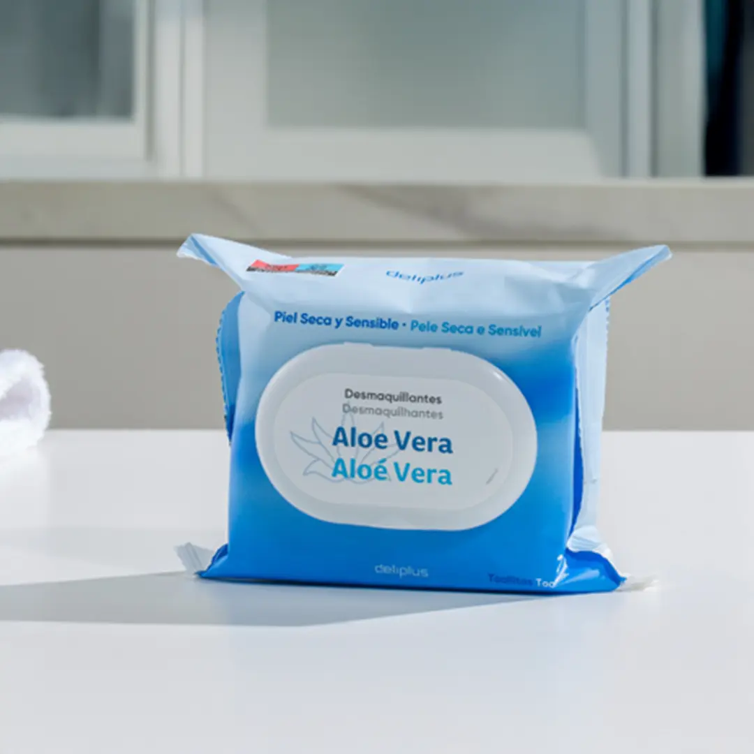 Wholesale Aloe Vera Wipes Supplier EXW Barcelona  aloe vera makeup remover  wipes wholesale | EU Stock Supplier